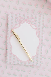 Rock Paper Scissors - Flower Ribbon Notepad