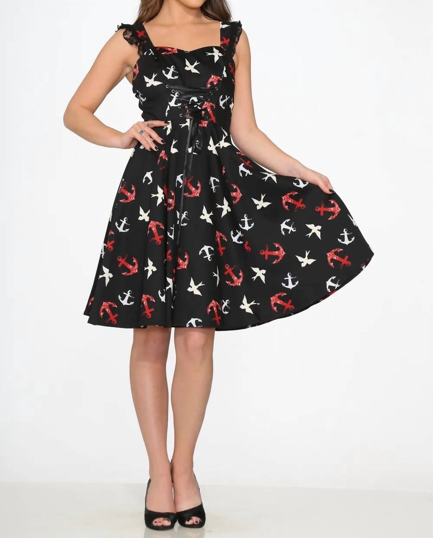Orchid Bloom - Swallow Swing Dress