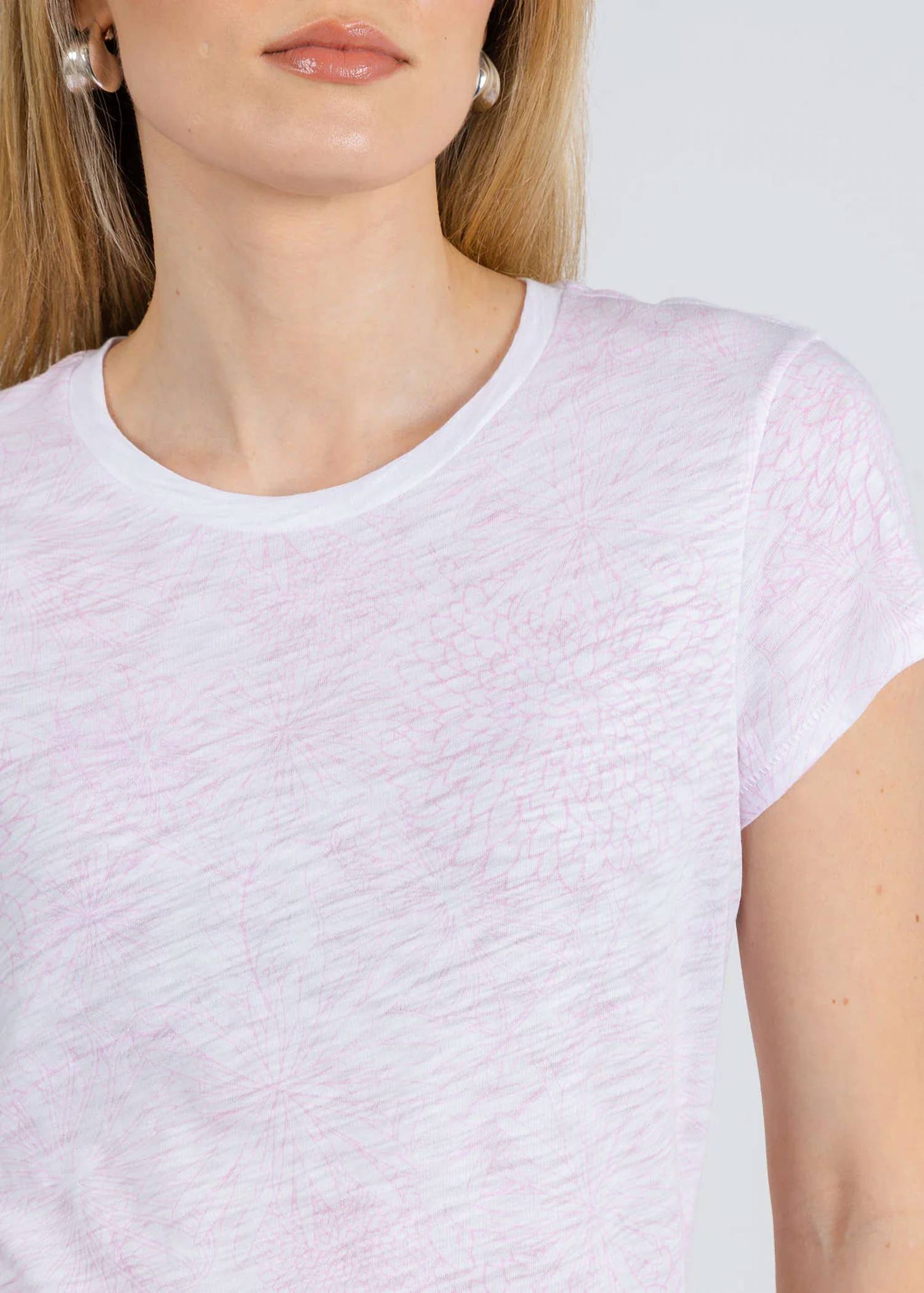 Goldie - Botanical Ringer Short Sleeve Tee