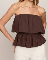 Z Supply - Mabel Strapless Linen Top