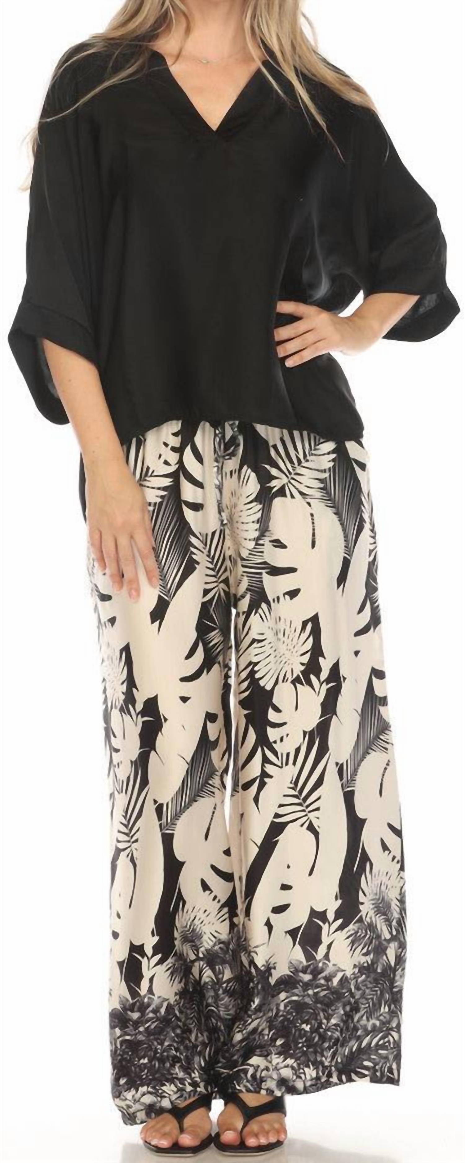 FLORA ASHLEY Not Ordinary Blouse in black - women's blouse - view 4