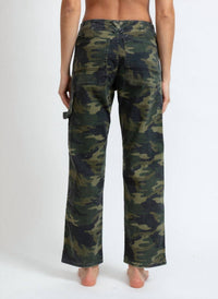 ASKK NY Carpenter Relaxed Straight Leg Jeans in camo - women's jeans - alternate view