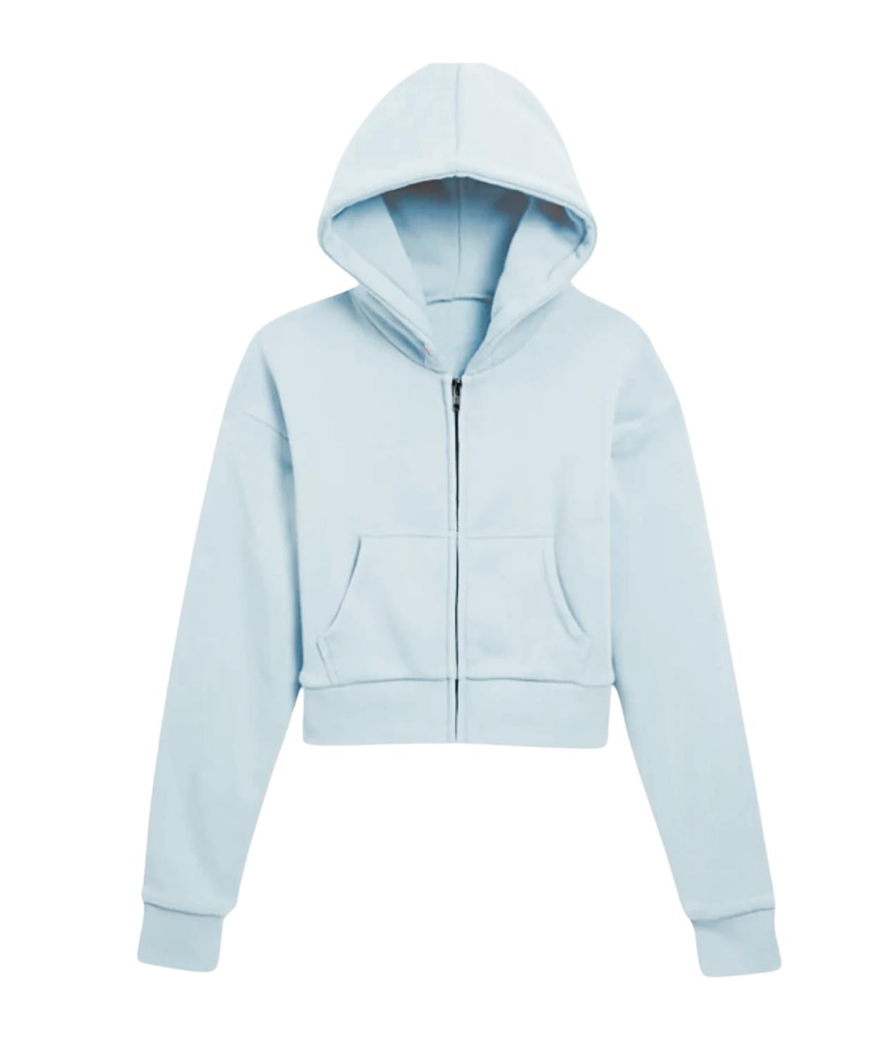 Katie J Nyc - Girls' Dylan Crop Zip Hoodie