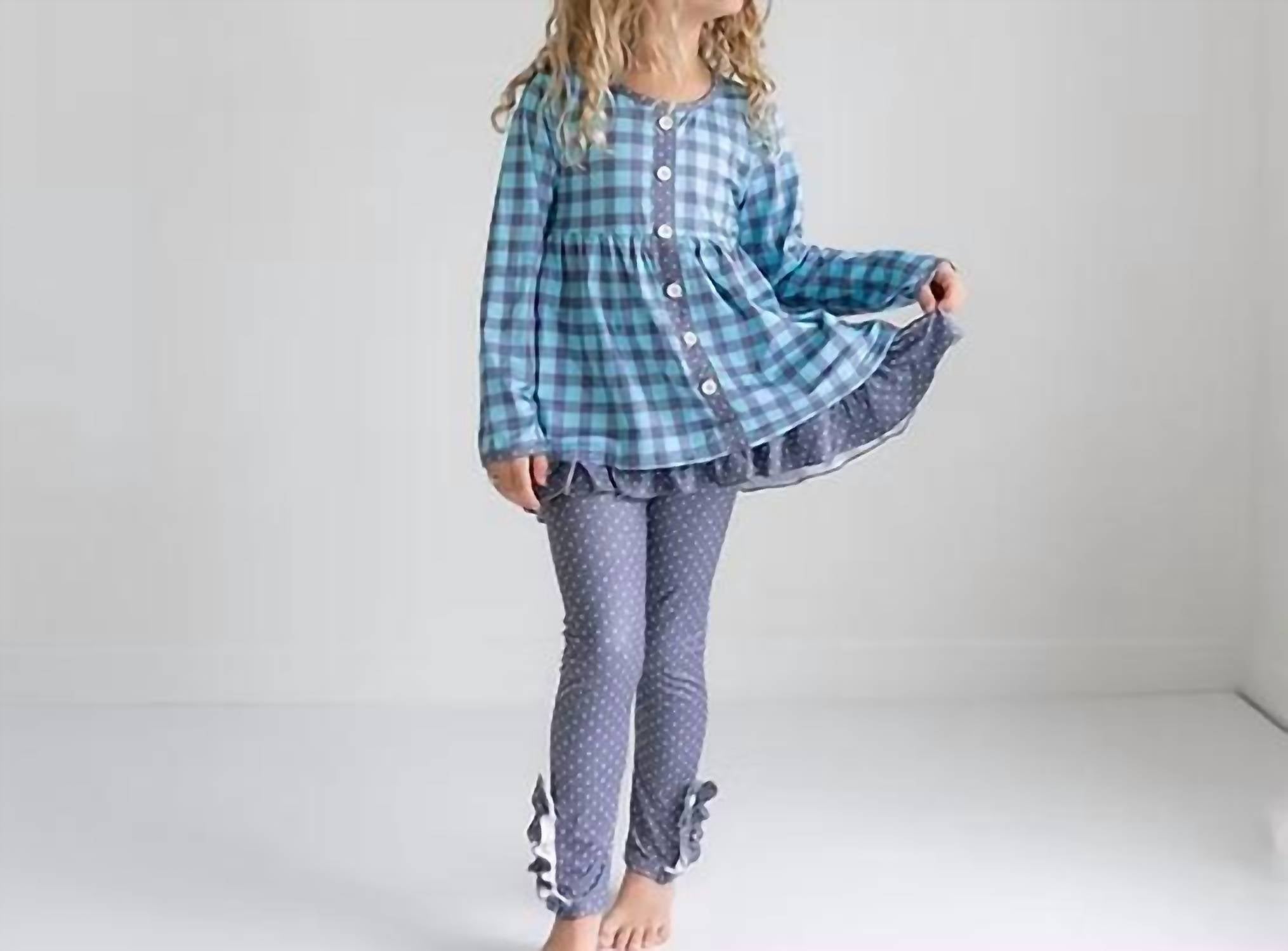 Adorable Sweetness - Girls Check Set