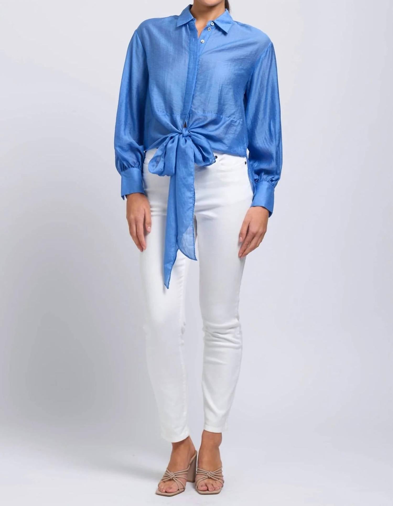 Foil - knot Blouse
