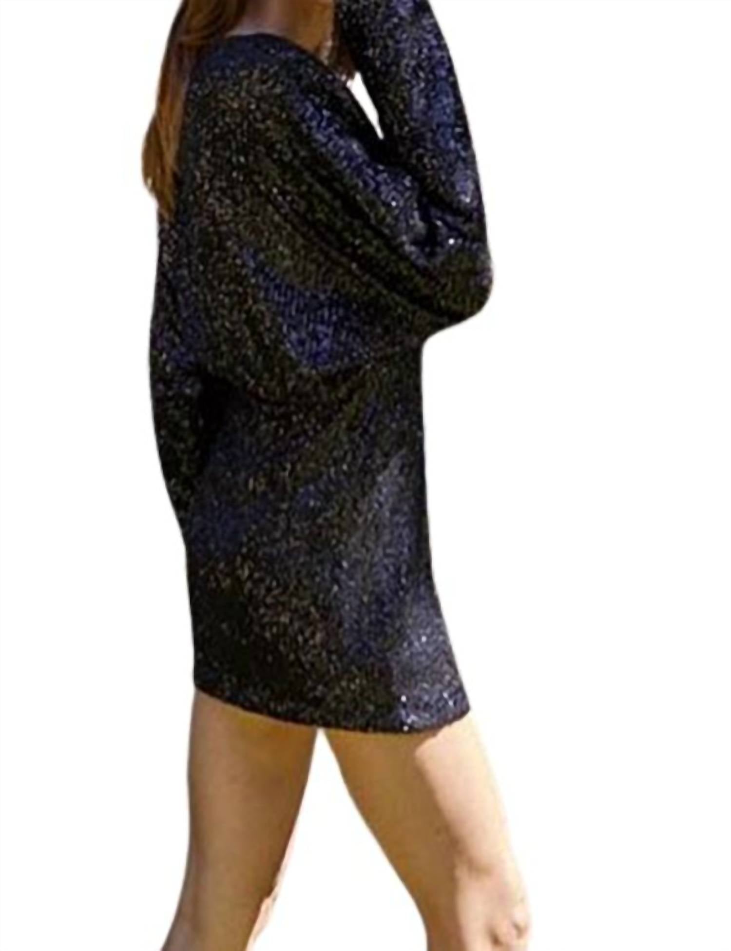 By Together - Women's Nothing Better Black Sequin Dress