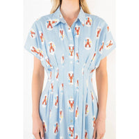 Thml - Lobster Stripe Midi Dress