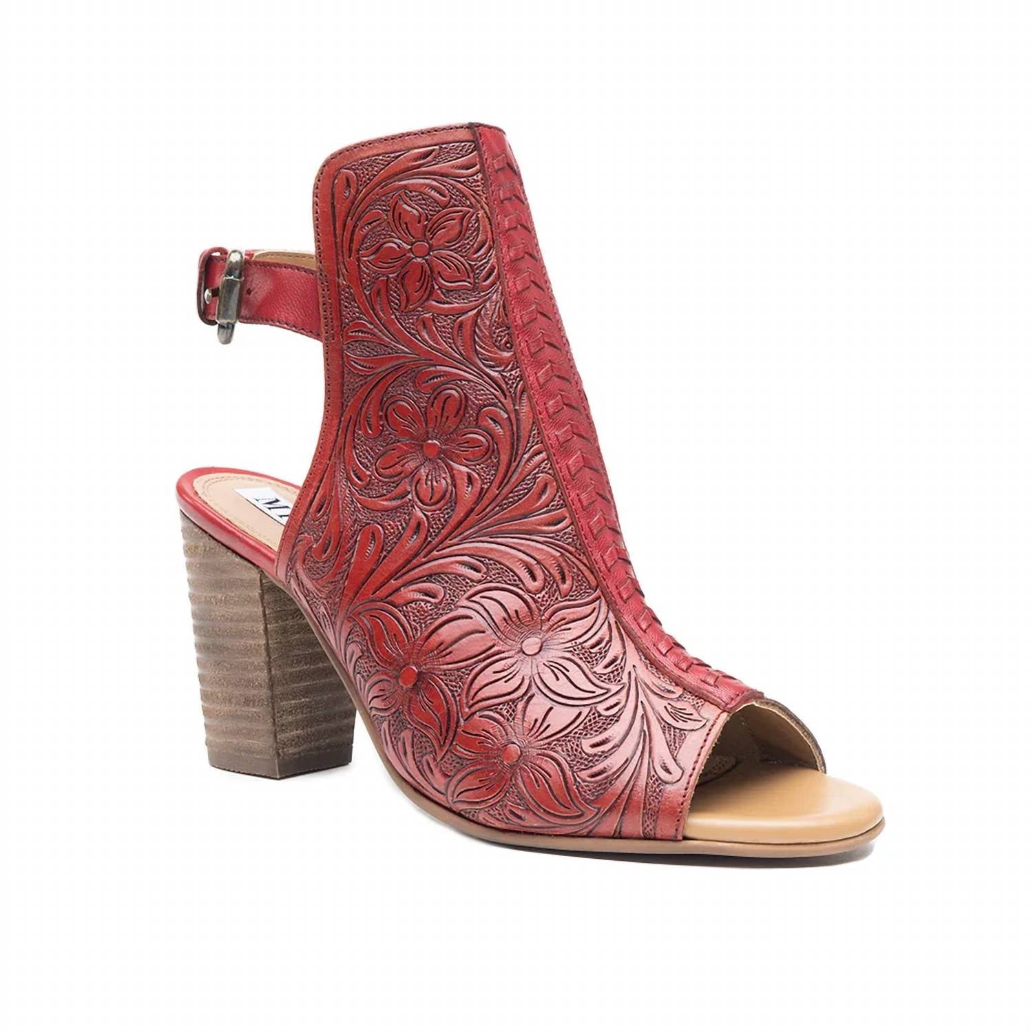 Bohera - Women's Callandra High Front Hand-tooled Sandals