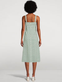 Veronica Beard COLLEEN DRESS in dove multi - women's dress - alternate view