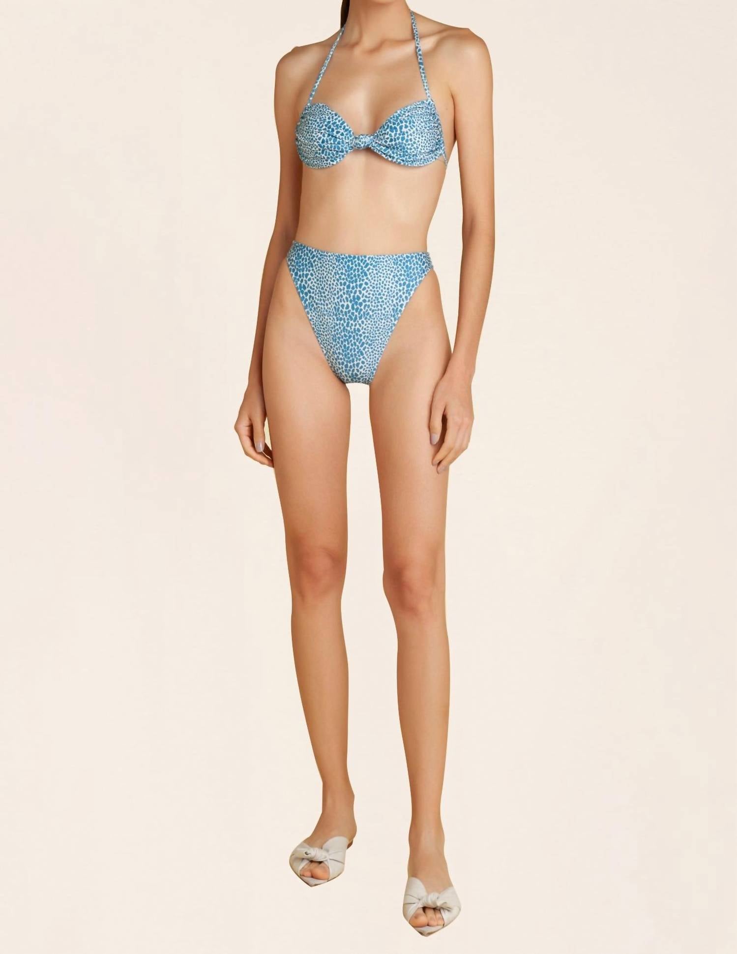 HIGH-LEG BIKINI WITH STRAPS