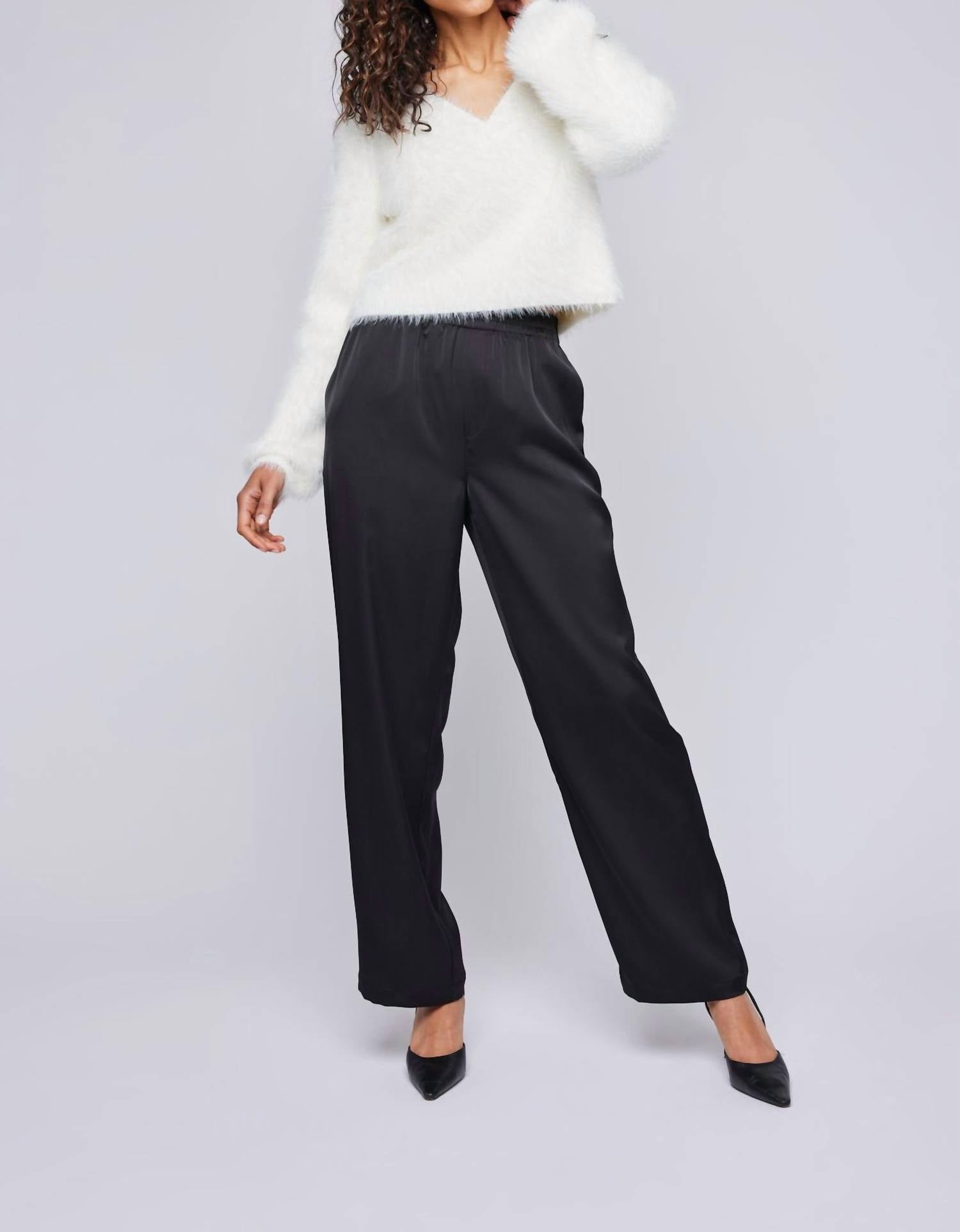 Gentle Fawn Muse V Neck Pullover Sweater in cream - women's sweater - view 4