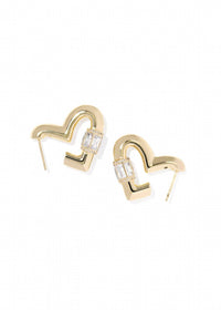Kendra Scott - Women's Emery Heart Hoop Earrings