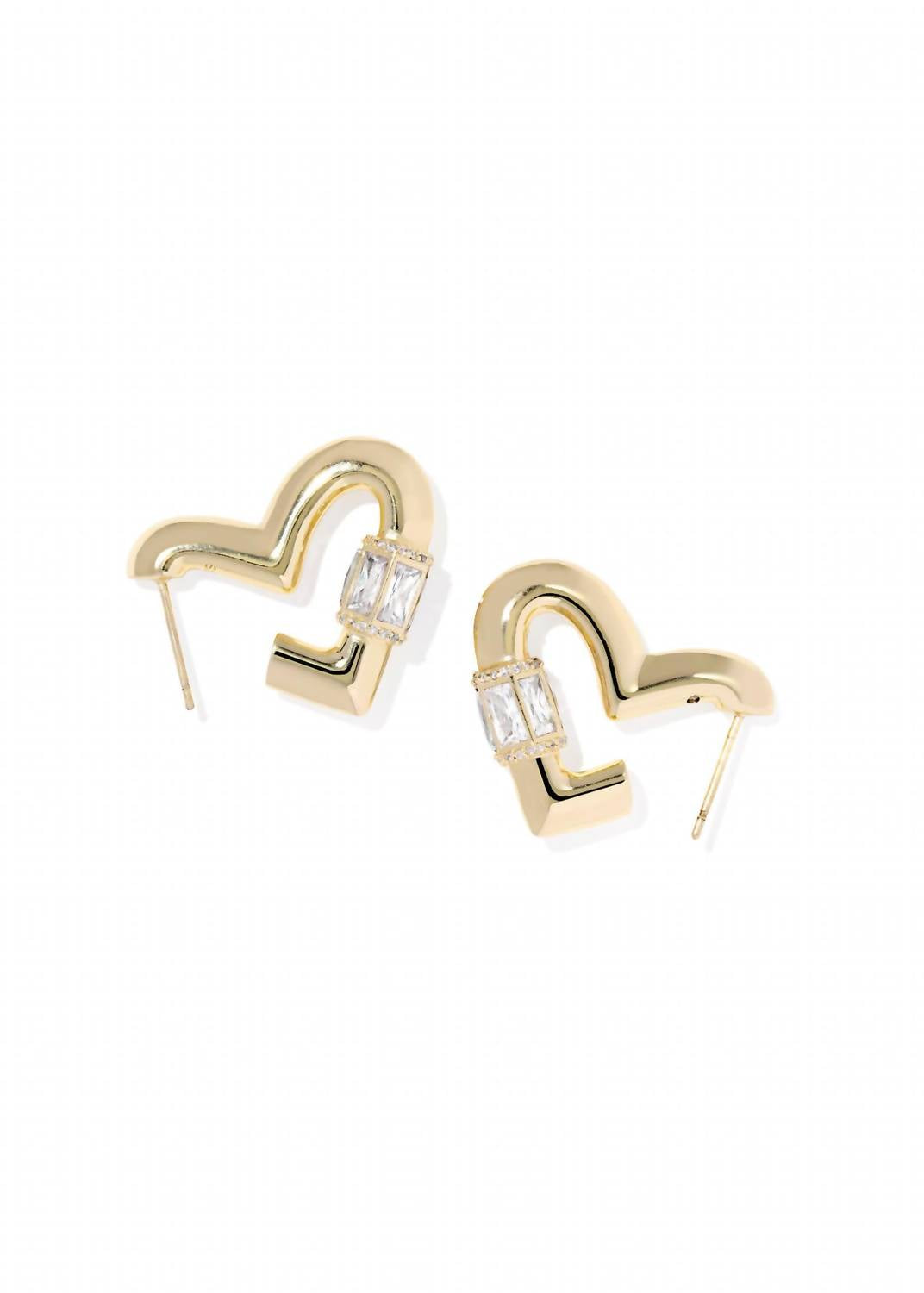 Kendra Scott - Women's Emery Heart Hoop Earrings