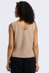 Foxcroft - Callie Knit Crepe Reversible Sleeveless Tank Top