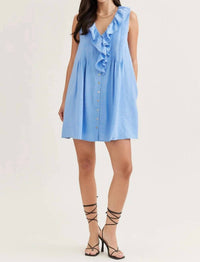Entro - Woven Ruffled Mini Dress