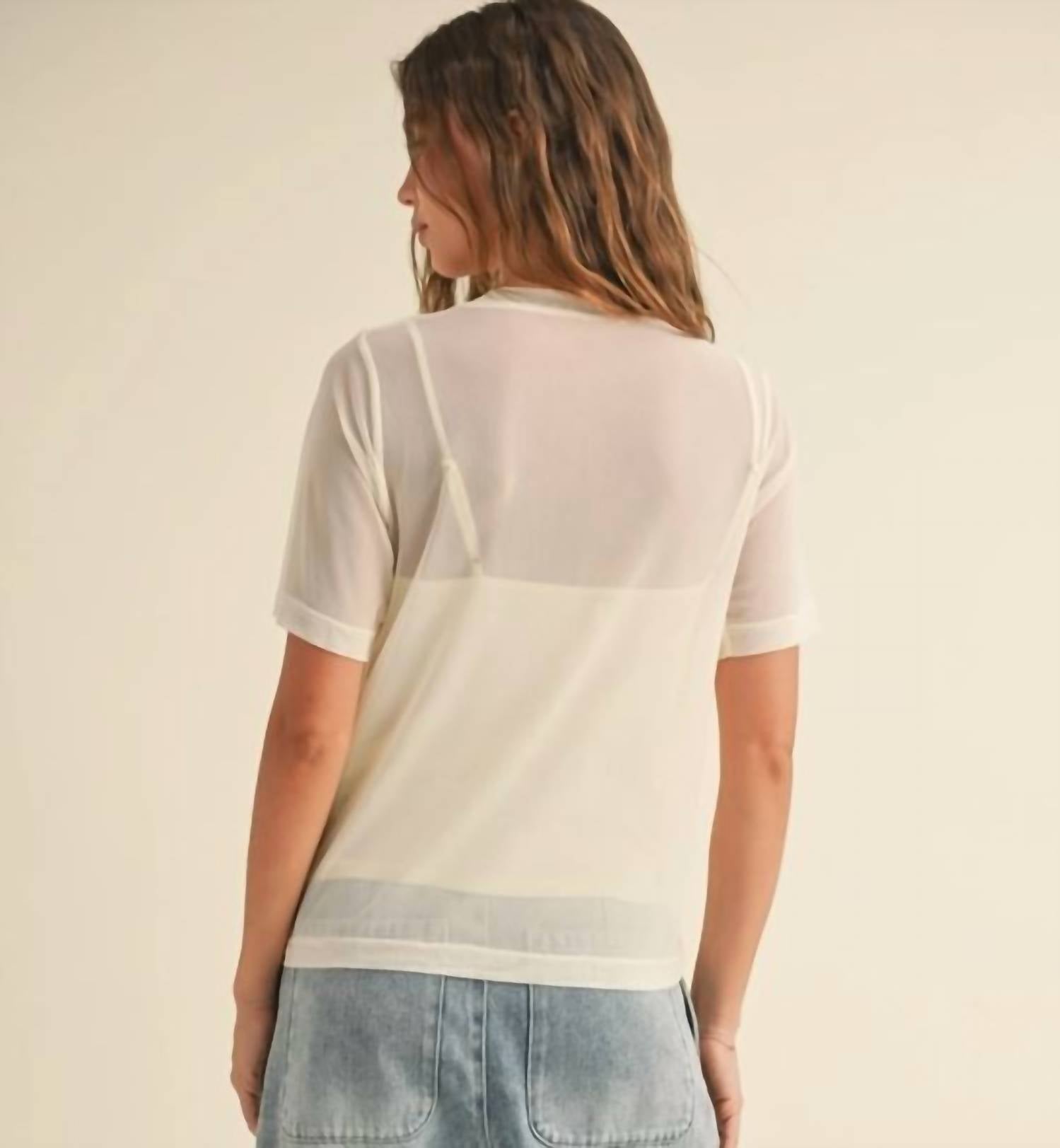 Miou Muse - Chefs Kiss Sheer Top