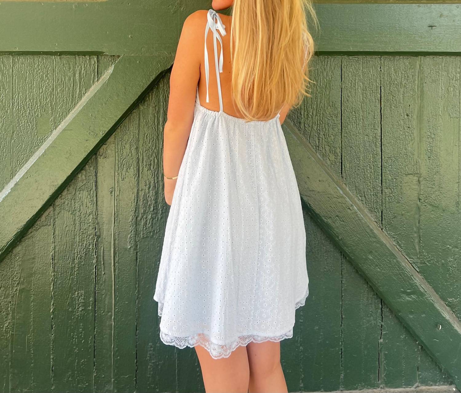 Sky To Moon - Summer Days Eyelet Mini Dress