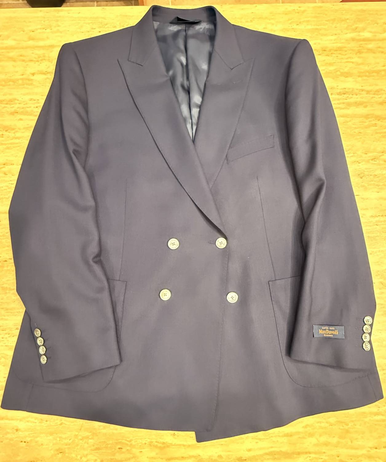 Max Davoli Men's Sport Coat in navy - men's jacket