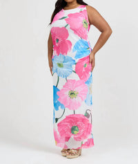 Fashion Szn Curve - Mesh Maxi Dress - Plus