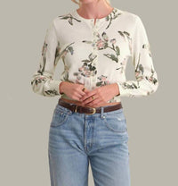 525 America - Aster Floral Button Down Cardigan
