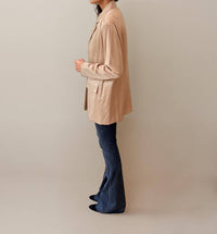 Malibu Road - Satin Boyfriend Blazer