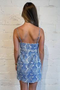 Sky To Moon - Clam Party Scallop Mini Dress
