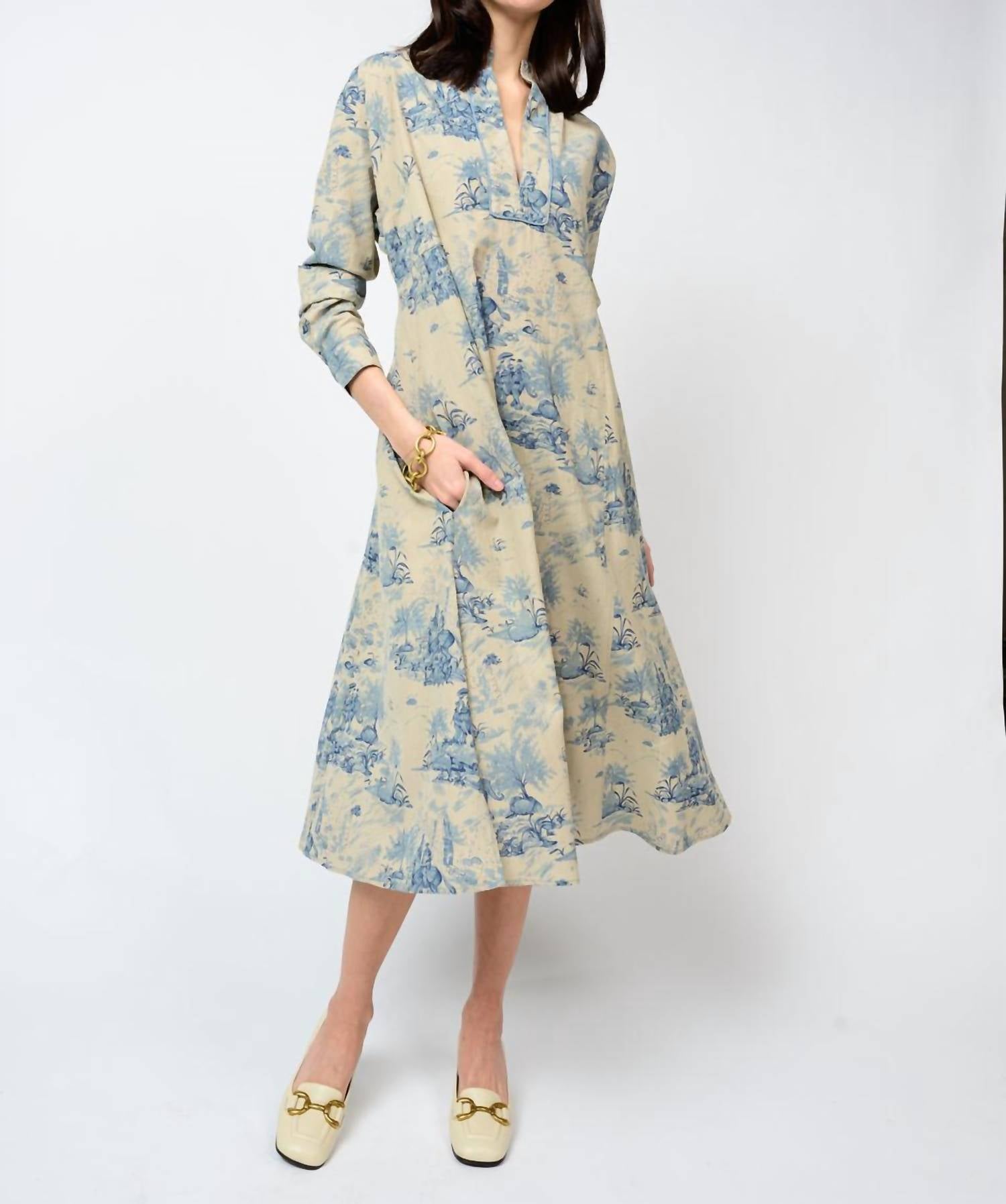 Ivy Jane - Women's Toile Midi Dress