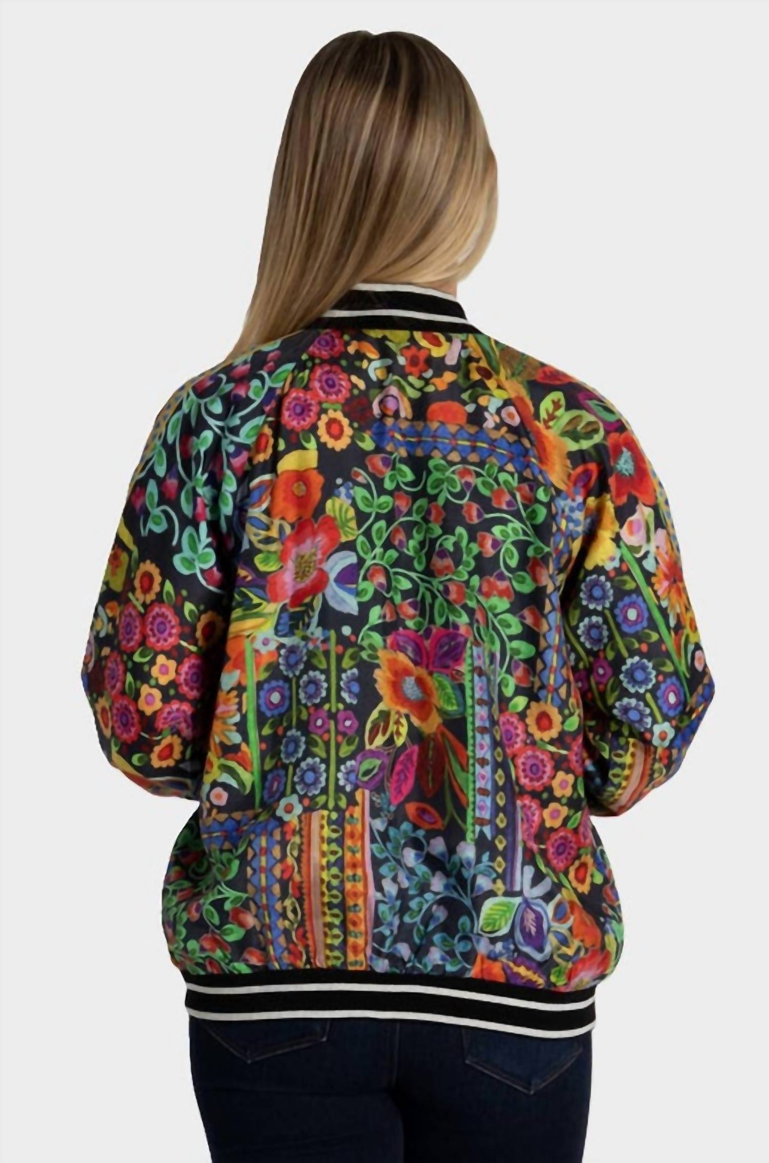 Johnny Was - TASHA BOMBER JACKET (REVERSIBLE)
