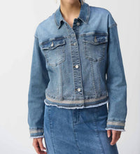 Joseph Ribkoff - Embroidered Denim Jacket