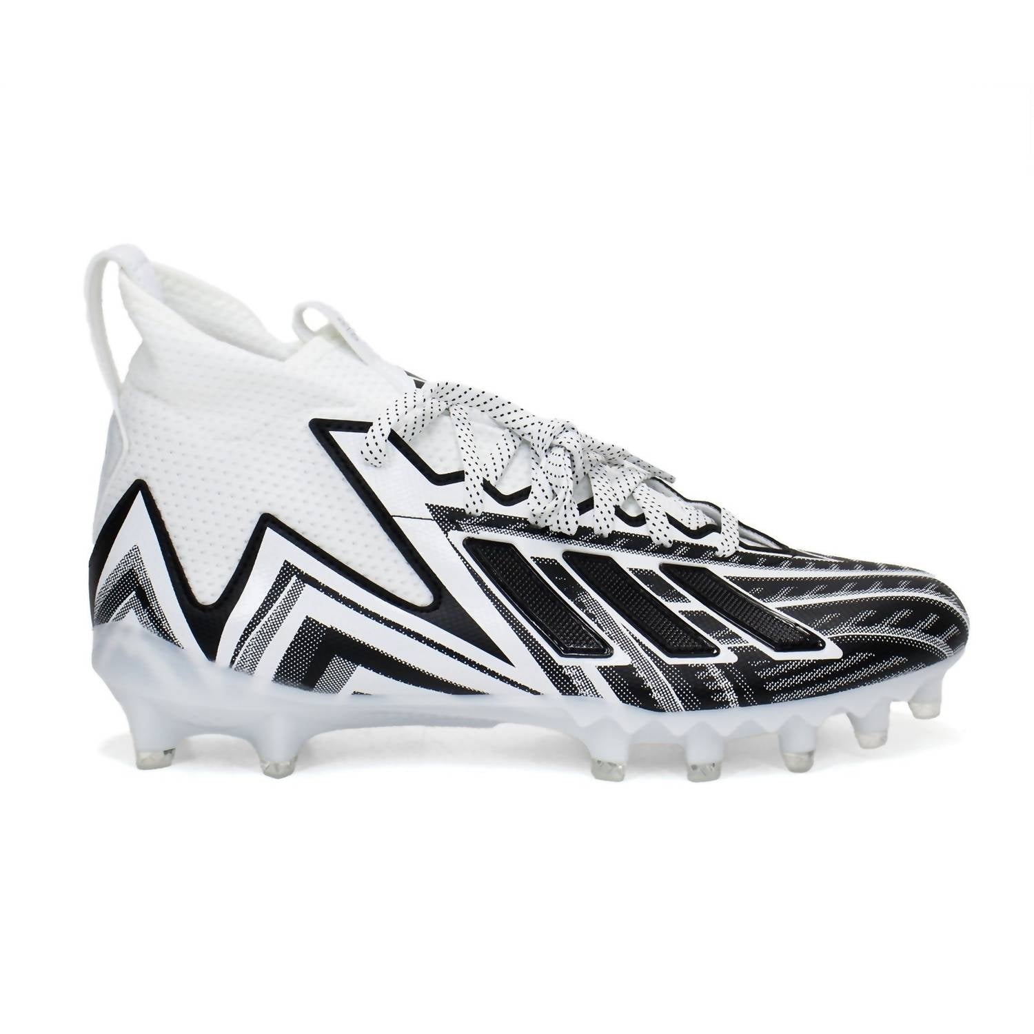 adidas Men's Freak 23 Inline Football Cleats Shoes in white - men's shoe - detail view