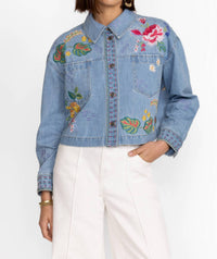 Johnny Was - Jeanette Cropped Denim Jacket