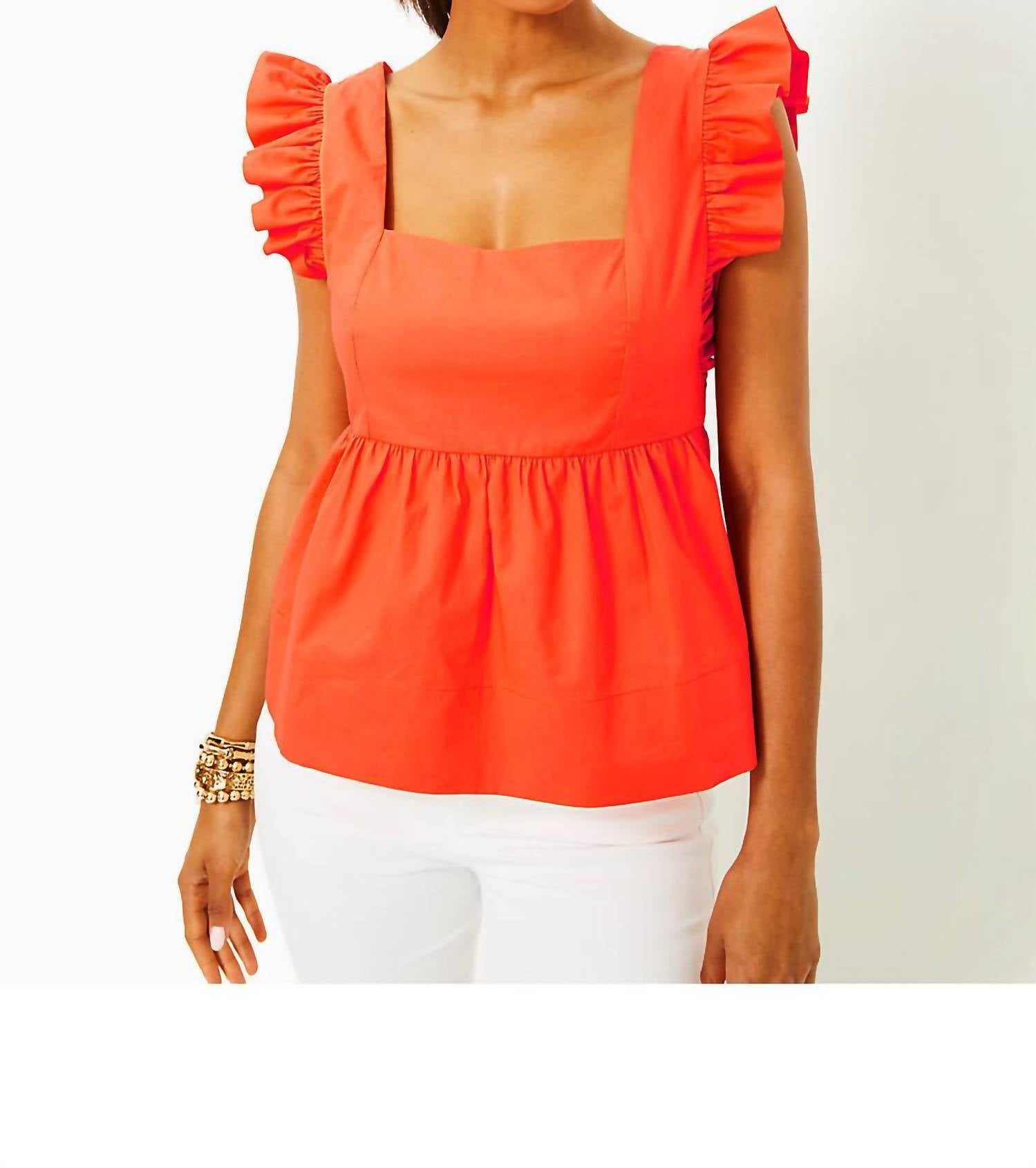 Lilly Pulitzer - Tiana Babydoll Cotton Top