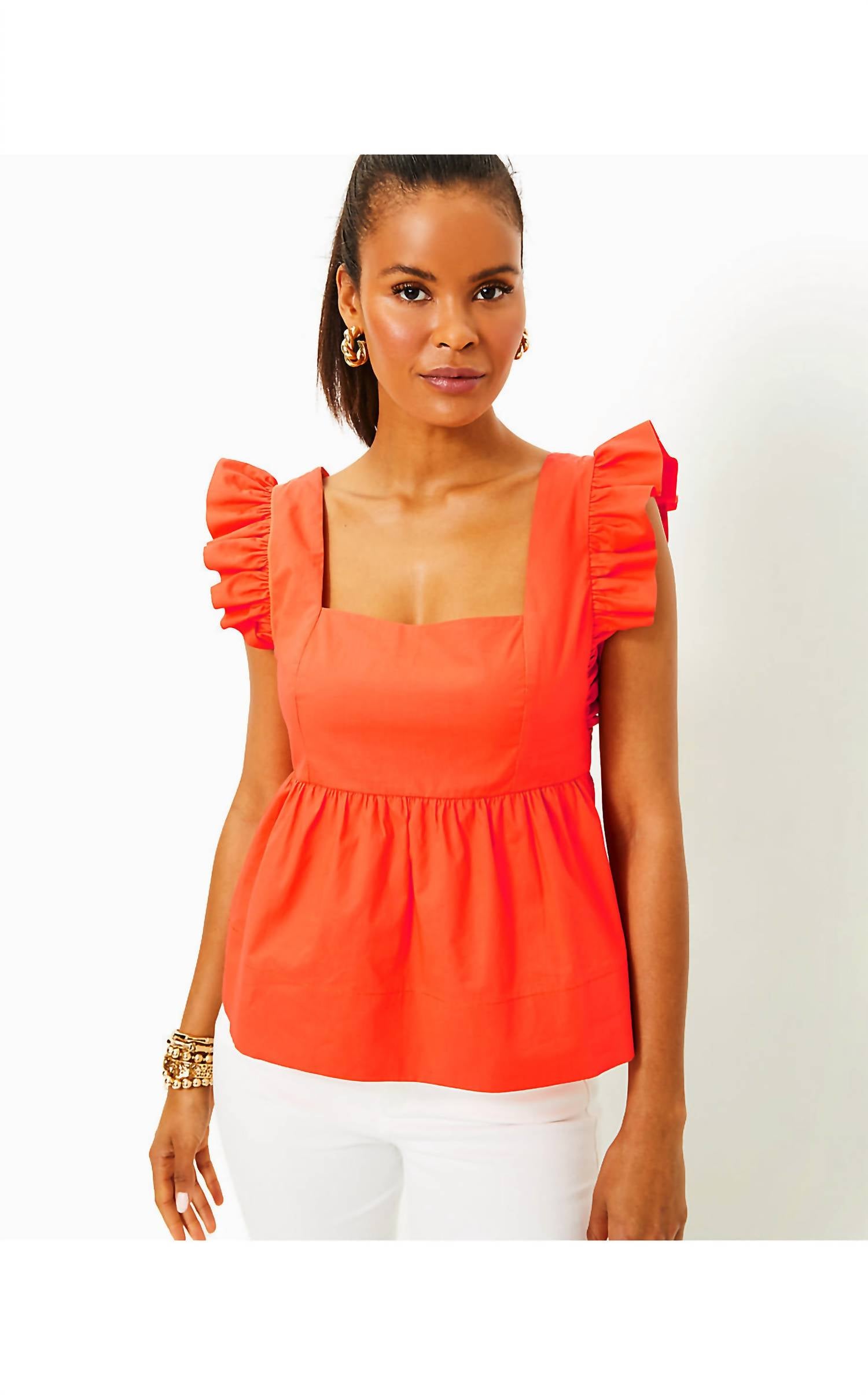 Lilly Pulitzer - Tiana Babydoll Cotton Top