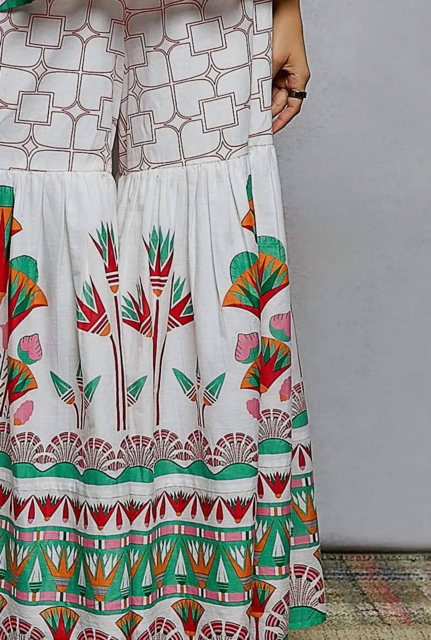 Pol - Printed Flowy Pants