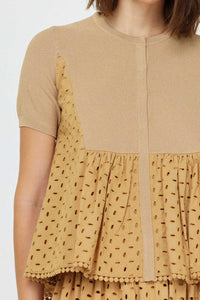 Current Air - Women's Woven Eyelet Blouse