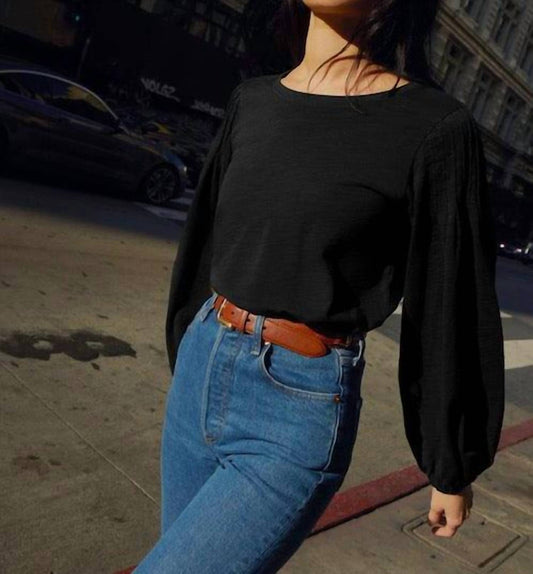 Nation Ltd - Long Puff Sleeve Top