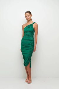 Simkhai - Alessia Draped Jersey Midi Dress
