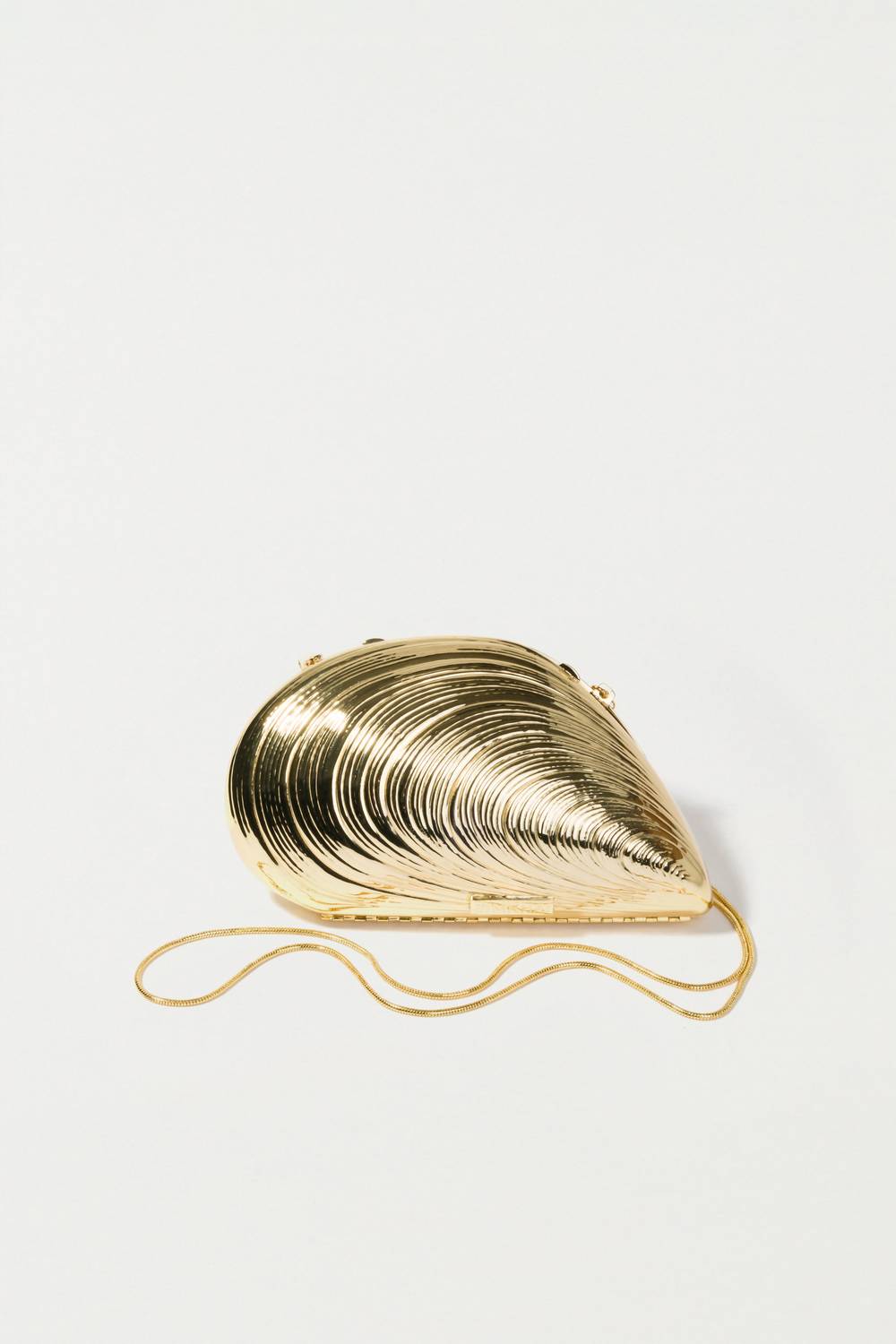 Simkhai - Women's Bridget Metal Oyster Shell Clutch