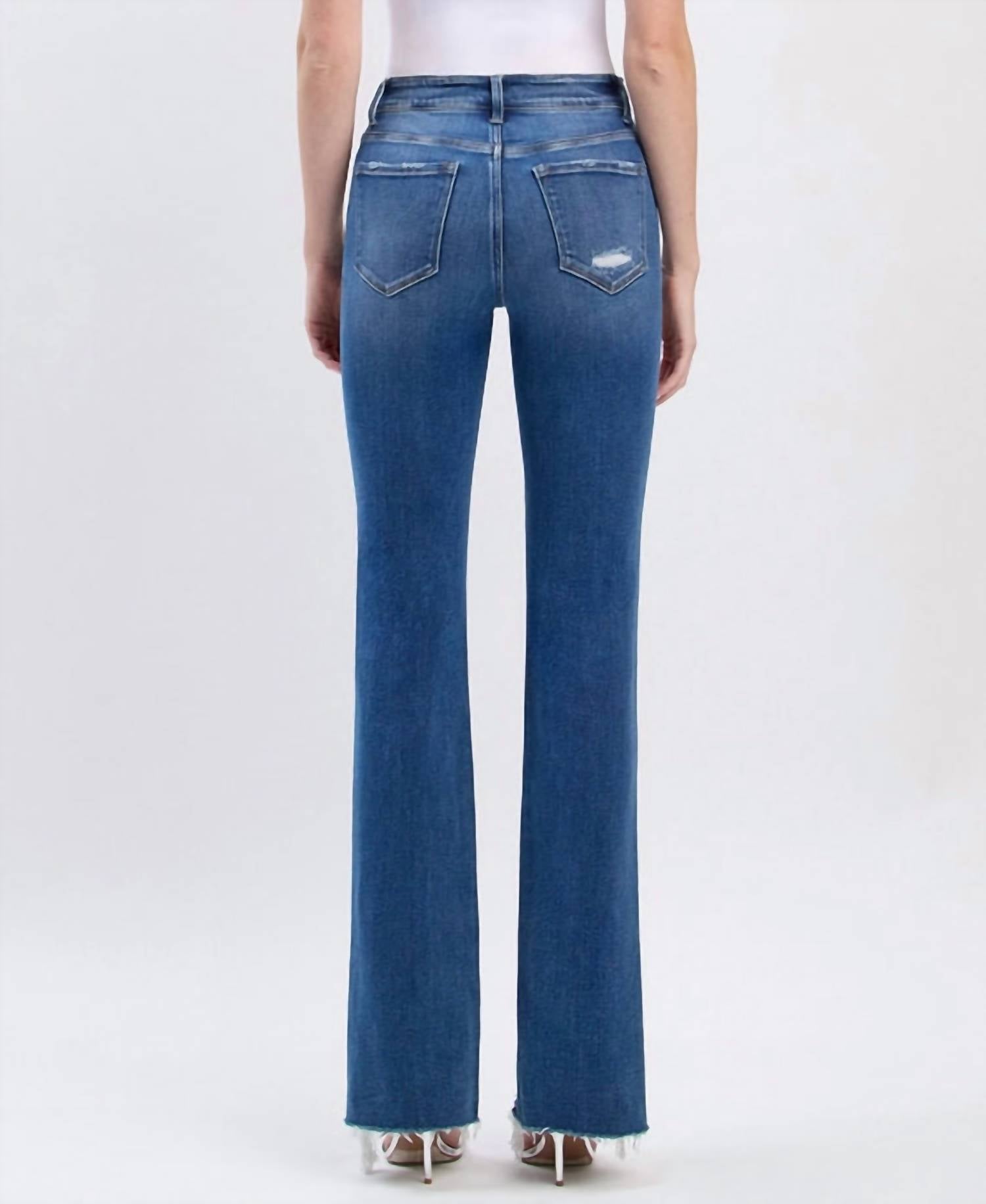 Lovervet - Raw Hem Bootcut Jeans