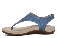Aetrex Women's Ellie Sandal in blue - women's sandal - alternate view