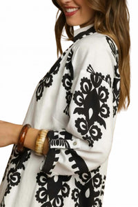 Umgee - Abstract Print Midi Dress
