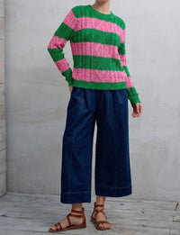 61 Jane - Striped Lightweight Sweater