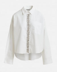 Essentiel Antwerp - Hilver Ebellished Placket Button Down Shirt