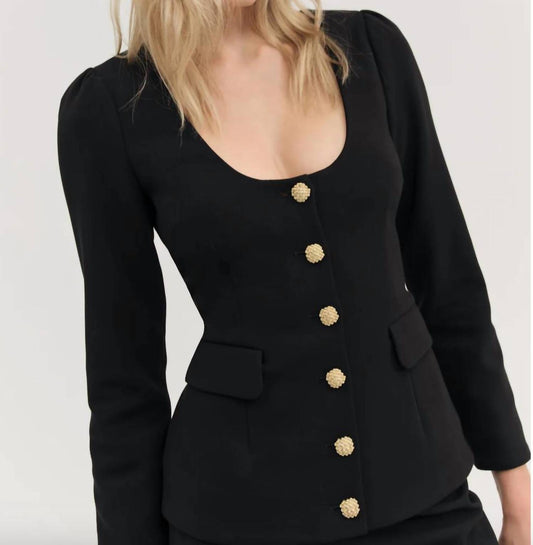 For Love & Lemons - Josie Scoop Neck Blazer