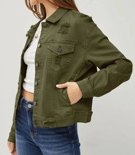 Risen - Oversized Distressed Jacket