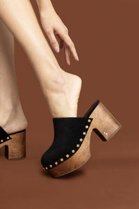 Larroude - Women's Miso Wooden Clog
