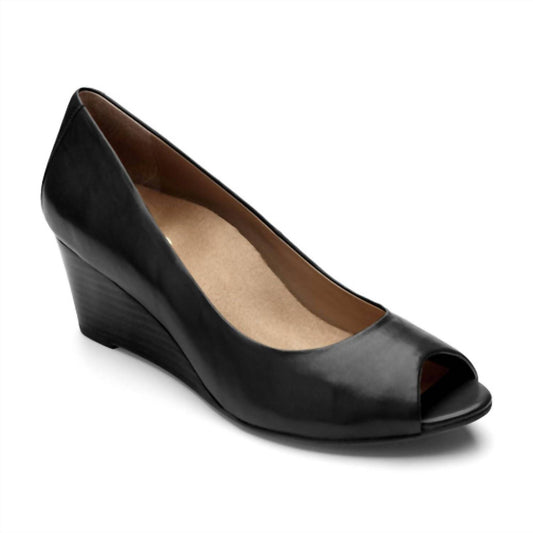 Vionic - Women's Bria Peep Toe Wedge Shoes