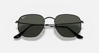 Ray Ban - Hexagonal Flat Lens Medium Polarized Sunglasses Rb3548n 002/58