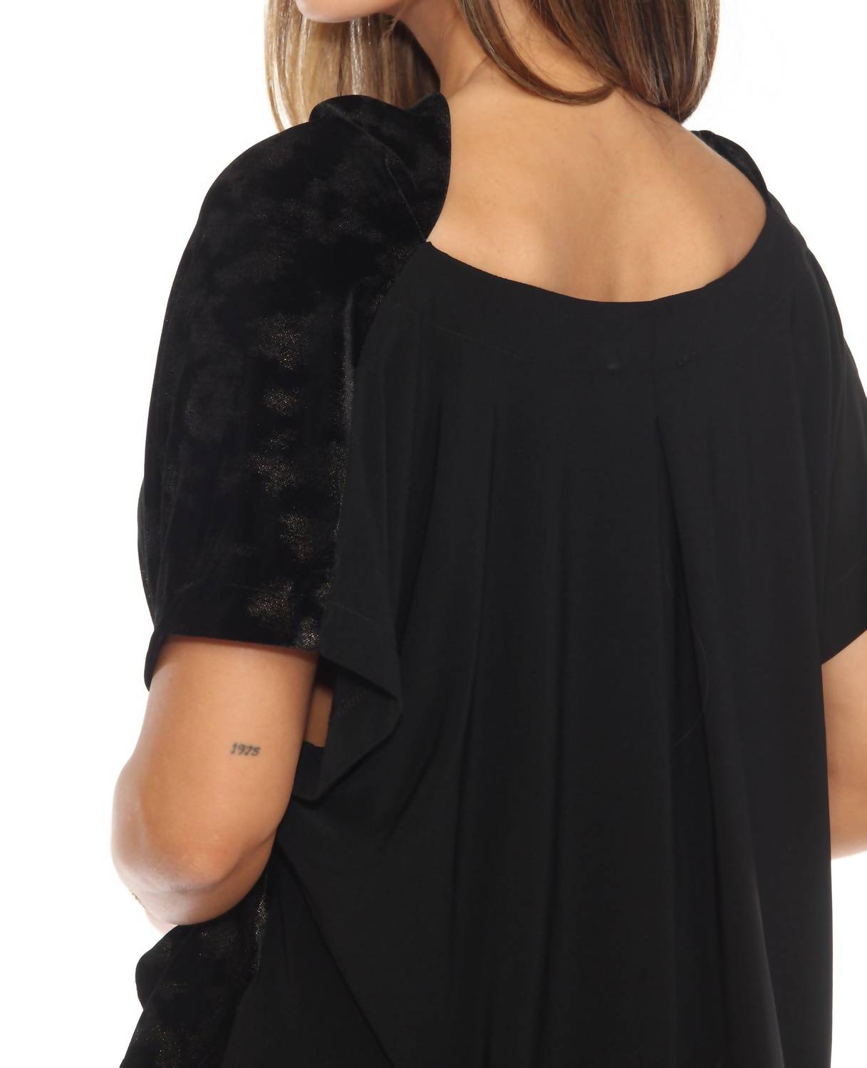 Joseph Ribkoff - Women's Foiled Animal Print Velvet Jumpsuit