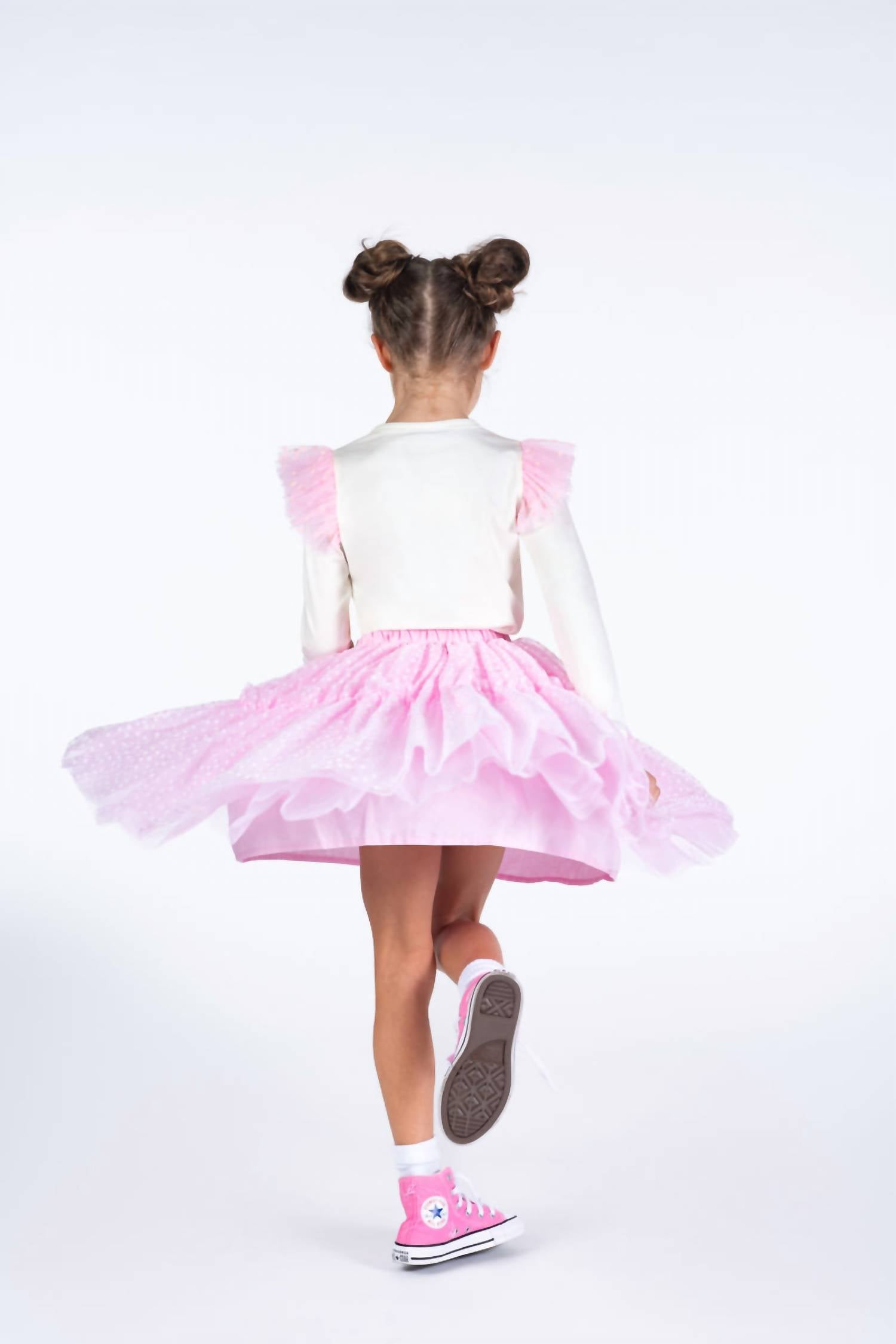 Rock Your Baby - Girl's Polka Dot Tulle Skirt